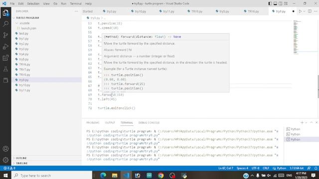 mr up experiment python turtle смотреть онлайн