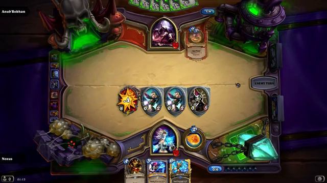 Hearthstone: Curse of Naxxramas - Anub'rekhan HEROIC смотреть онлайн
