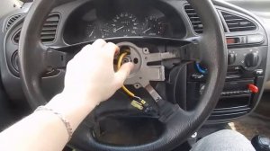 Как снять руль на Chevrolet Lanos