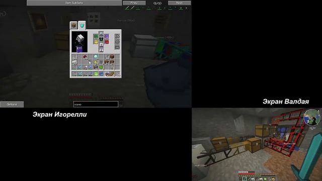 Minecraft 1.5.2 Technic Hell [Season 2][Split Screen] (Серия 61) "Улучшенный алмазный бур: Начало" смотреть онлайн