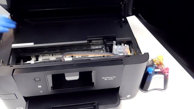 How to fit Ciss Continuous ink on Epson WF-3720DW смотреть онлайн