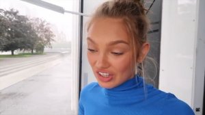 Съемка для Victoria`s Secret Sport, тренировки, завтрак модели Виктория Сикрет - Роми Стрейд. Romee