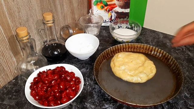 Сезонные пироги!!! Песочный вишнёвый пирог! смотреть онлайн