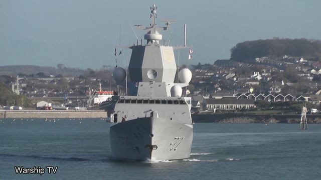 ROYAL NORWEGIAN NAVY HNoMS OTTO SVERDRUP F312 ENTERS DEVONPORT NAVAL BASE AT DEVILS POINT 26-1-24 смотреть онлайн