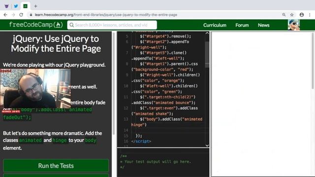 Learning jQuery & SASS with freeCodeCamp.org! смотреть онлайн