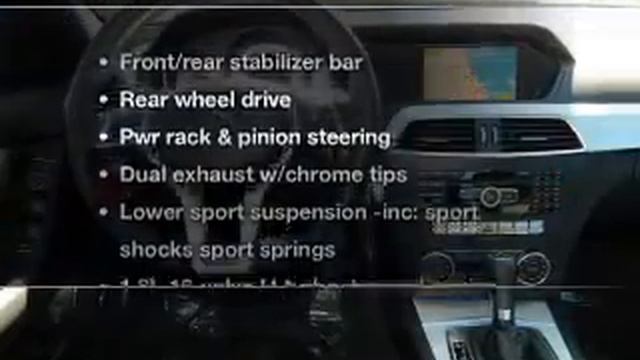 2012 Mercedes-Benz C-Class - Foothill Ranch CA смотреть онлайн