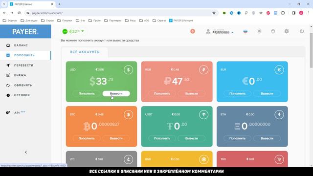 Обзор Payeer кошелька | Лучшая альтернатива Qiwi | Как выгодно пополнить, обменять и вывести деньги смотреть онлайн