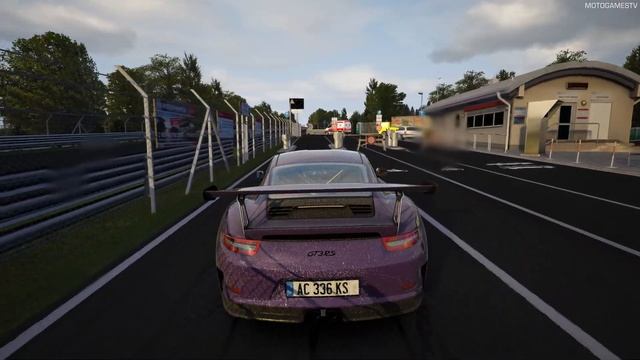 Assetto Corsa Rain Gameplay | Porsche 911 GT3 RS at Nordschleife смотреть онлайн