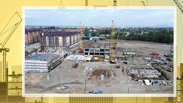 Строительство новой школы в микрорайоне "Арбан". смотреть онлайн