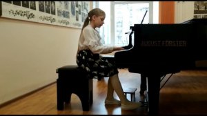 Уршуля Турьева. Я. Дюссек. Сонатина Соль мажор соч. 20.