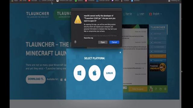 How to download Minecraft Tlauncher on mac tutorial смотреть онлайн