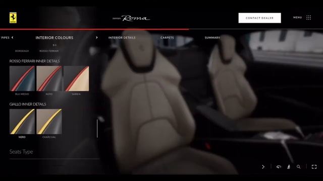 2020 Ferrari Roma Rosso Corsa Configuration Video (No Commentary) смотреть онлайн