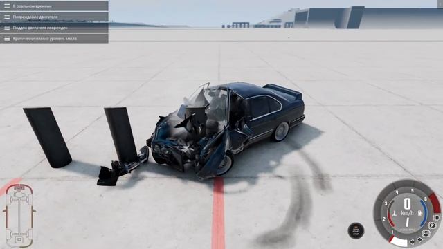 СМЕРТЕЛЬНЫЙ КРАШ-ТЕСТ РАЗНЫХ BMW В BEAM NG DRIVE смотреть онлайн