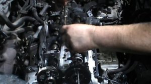 Замена прокладки гбц D4HB Hyundai Santa Fe  2 часть