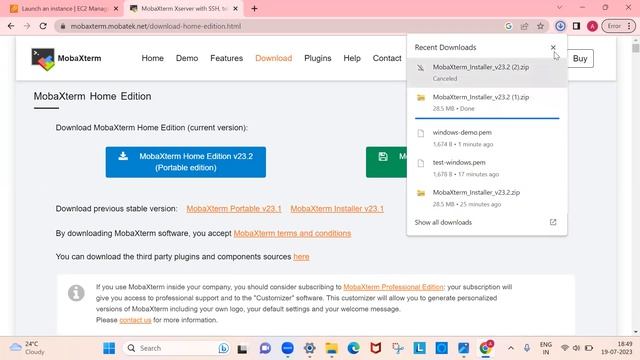 HOW TO CONNECT TO EC2 INSTANCE FROM WINDOWS LAPTOP | MOBAXTERM | #aws #devops #abhishekveeramalla смотреть онлайн