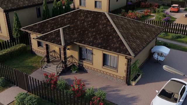 Цена строительства дома под ключ в 2022 году! Одноэтажный дом 105 м2 с отделкой и коммуникациями смотреть онлайн