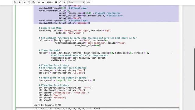 How to visualize accuracy in Deep Leaning Model in Keras смотреть онлайн