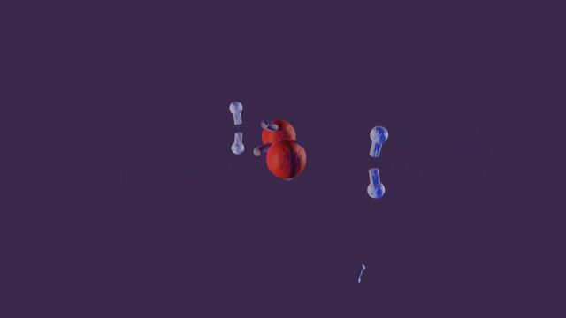 H2O Formation | Chemical reactions visualised | Chemical reactions animation смотреть онлайн