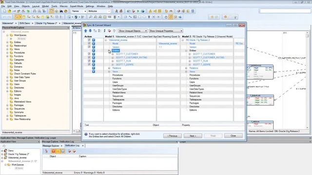 How to use the Sync and Convert Wizard in Toad Data Modeler смотреть онлайн