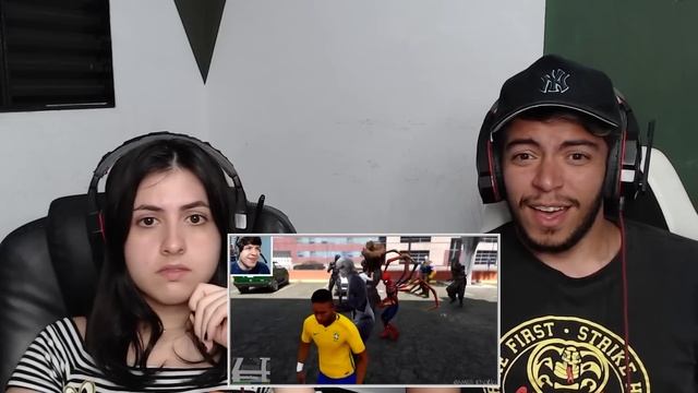 (Games EduUu) GTA V PC - ZOEIRA no Clima de COPA (MODS) REACT смотреть онлайн