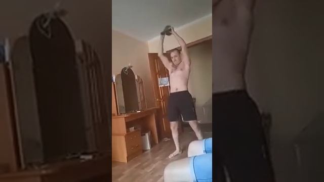 тренировка гирей 16кг дома смотреть онлайн