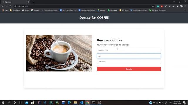 Flask Razorpay integration | How to integrate Razorpay with Flask| Flask + Razorpay | Part-1 смотреть онлайн