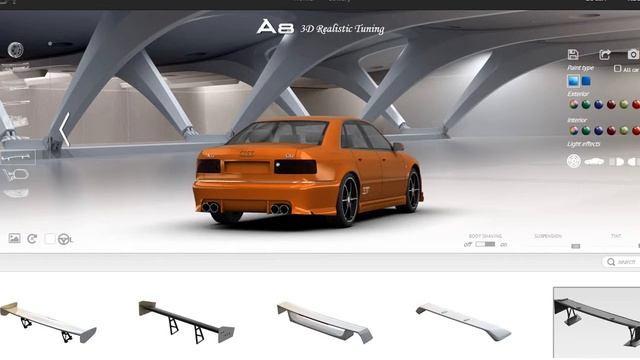 Audi A8 Tuning 3D смотреть онлайн