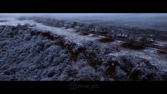 Первый снег. Съемка с дрона смотреть онлайн