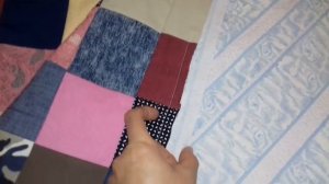 #401. Часть2. ЛОСКУТНОЕ ОДЕЯЛО, шью! Оформляю край и тыльную сторону одеяла.