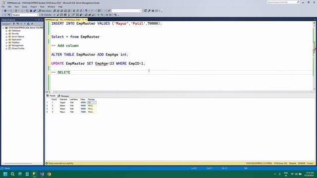 ALTER and TRUNCATE command смотреть онлайн