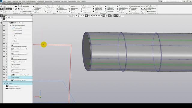 КОМПАС-3D V18.1 Топливозаправщик ТЗ-200 на шасси МАЗ-200, в масштабе 1:64 смотреть онлайн