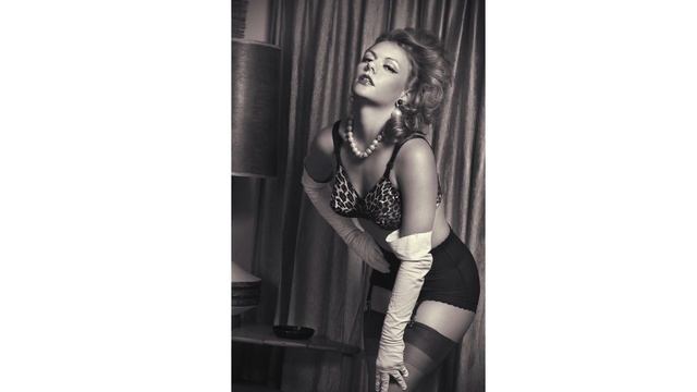 Bodacious Blondes Pinup Retro Vintage Lingerie Legs Nylons Girdles