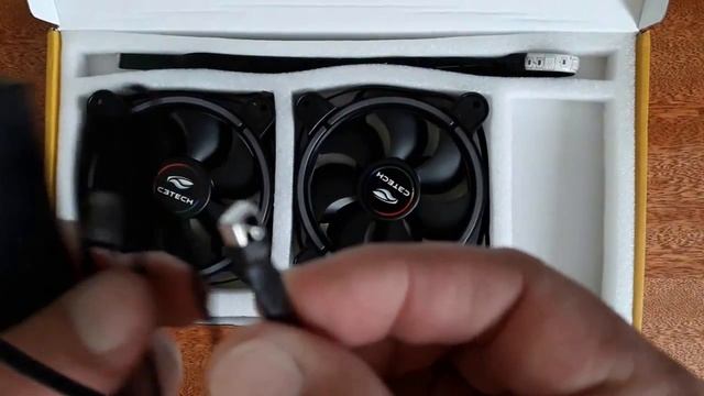 C3TECH COOLER FAN RGB F7 L500RGB - UNBOXING смотреть онлайн