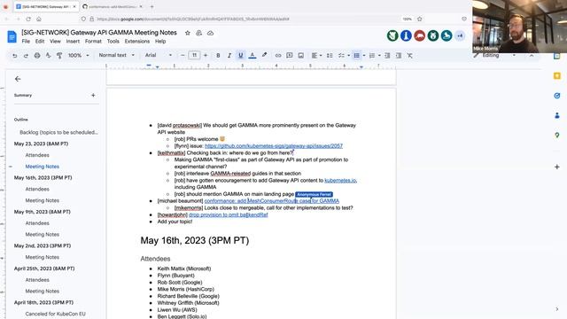 Gateway API GAMMA Meeting for 20230523 смотреть онлайн