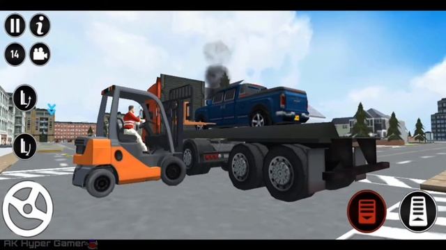 Road Construction Simulator 2021 - Mega Machines at Work - jcb wala Game - Android Gameplay смотреть онлайн