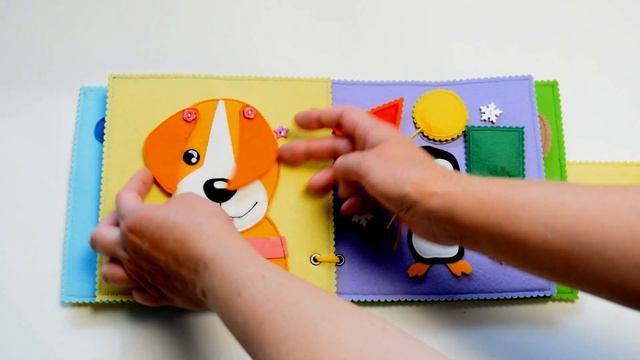 Развивающая книжка из фетра (от 6 месяцев) смотреть онлайн