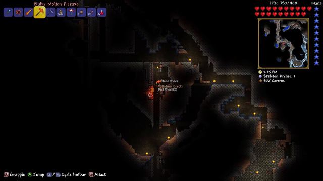 Terraria let's play #26-Looking for new ores and spoiling myself with items смотреть онлайн