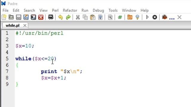 Perl Tutorial - 25: While Loop смотреть онлайн