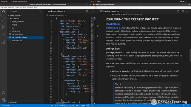 Create React App Using Command Prompt with create-react-app cli - 4 | Hindi / Urdu | Doswac Learnin смотреть онлайн