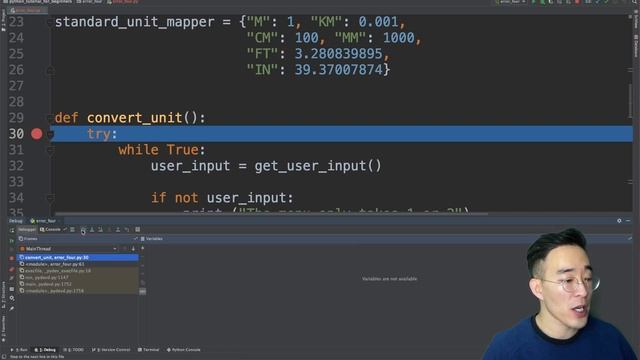 Python Tutorial for Beginners 2021 - Errors - Debugging смотреть онлайн