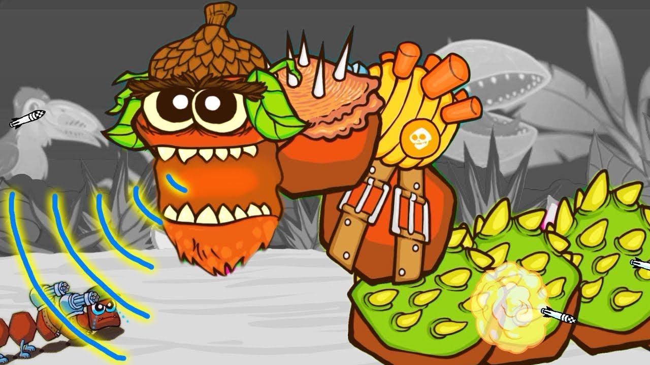 #4 Кто напал на БОЕВЫХ ГУСЕНИЦ? Веселый веселый летсплей мультяшная топ игра на телефон от #ФГТВ