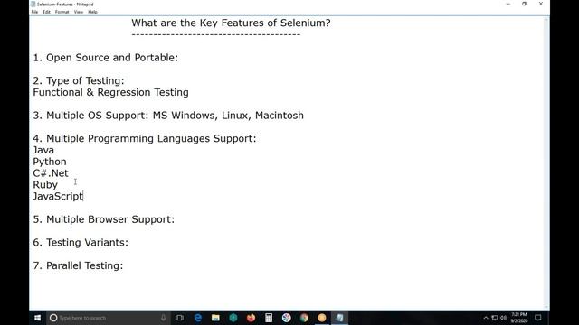 What are the Key Features of Selenium? смотреть онлайн