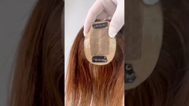 Мини накладка из натуральных волос темно-русая 30 см смотреть онлайн