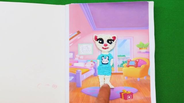 3d pen drawing My Talking Angela 2. DIY смотреть онлайн