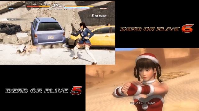 Dead or Alive 6 vs Dead or Alive 5 Gameplay Comparison (PC vs PS4) смотреть онлайн