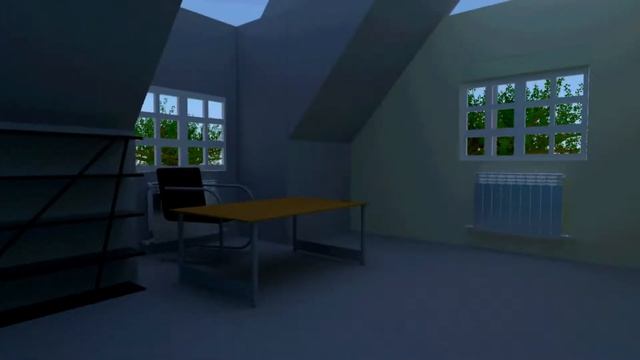 simple room 3D max anomation / анимация простой комнаты в 3Д макс смотреть онлайн