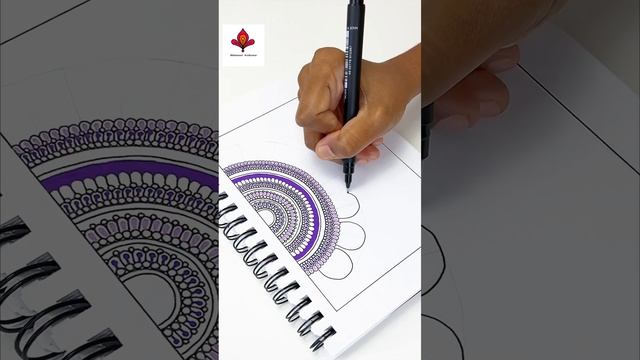 How To Draw Mandala without using compass | Mandala For Beginners | #mandala #stressrelief #relaxin смотреть онлайн