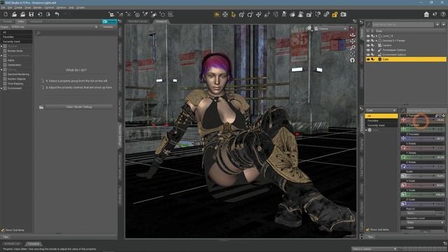Emissive Lights in Daz Studio Tutorial | Daz3D Tips смотреть онлайн