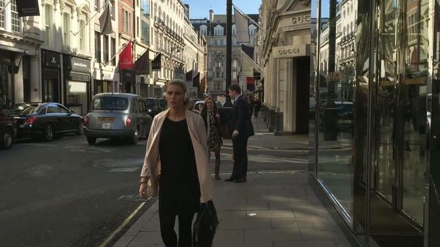 LONDON WALK | Bond Street to Piccadilly - High Fashion Stores | England смотреть онлайн