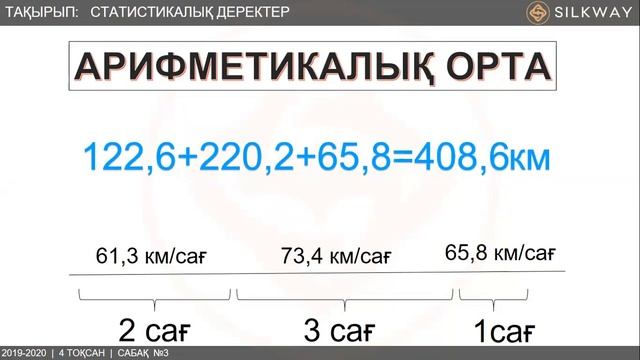 6 сынып - Математика - Статистикалық деректер [10.04.2020] смотреть онлайн